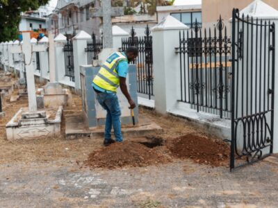 Alcaldía del DN hace remodelación del cementerio municipal de la avenida Independencia