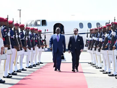 Primer Ministro de Bahamas Llega a la República Dominicana para la Juramentación de Abinader