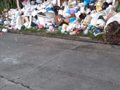 Residentes del residencial Carmen Renata III exigen solución urgente a crisis de basura