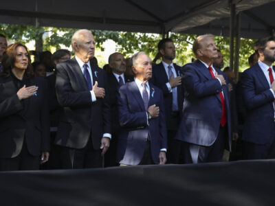 Biden, Kamala y Trump juntos en conmemoración de los ataques a las Torres Gemelas el 11 de Septiembre