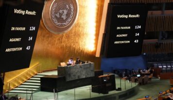 La ONU aprueba resolución histórica para que Israel poonga fin a su ocupación en territorios palestinos