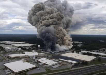 Emergencia en Conyers: Más de 90,000 habitantes aislados por incendio en planta química