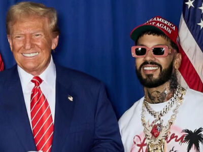 Anuel AA y Justin Quiles respaldan a Donald Trump en mitin de Pensilvania