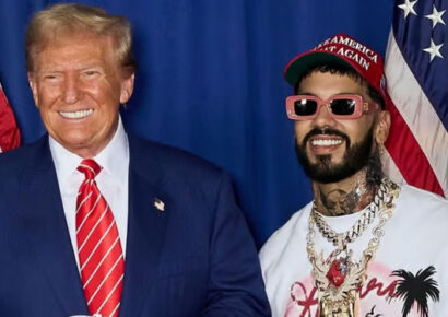 Anuel AA y Justin Quiles respaldan a Donald Trump en mitin de Pensilvania