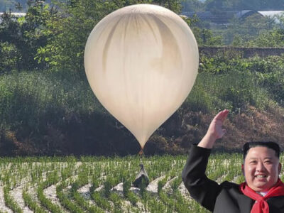 Corea del Norte intensifica lanzamientos de globos con desechos hacia Corea del Sur
