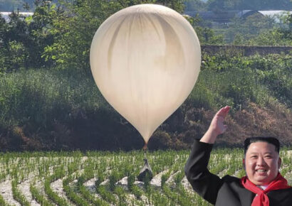 Corea del Norte intensifica lanzamientos de globos con desechos hacia Corea del Sur