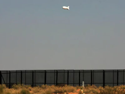 Autoridades fronterizas implementan globo aerostático para proteger migrantes en la frontera México-EE.UU.