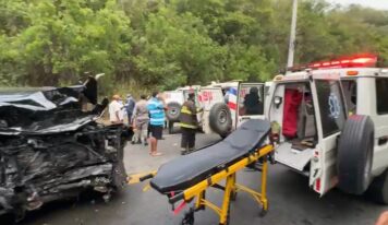 Accidente de tránsito en la carretera Puerto Plata-Navarrete deja cuatro heridos