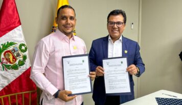 El alcalde de Monte Plata firma acuerdos de hermandad en Perú