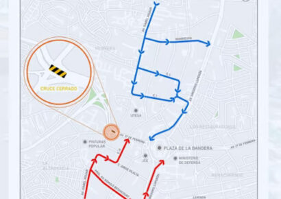 La av. Isabel Aguiar y la prol. 27 de Febrero quedan restringidas en ambos lados a partir de este jueves