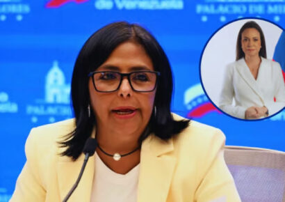 Vicepresidenta de Venezuela acusa a María Corina de farsante