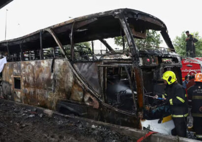 Tragedia en Tailandia: Un incendio en autobús escolar deja al menos 25 muertos