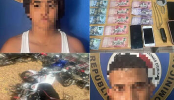 Capturan a dos sospechosos de robo de motocicletas en Sánchez Ramírez