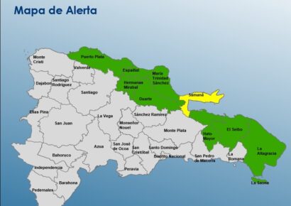 El COE mantiene una provincia en alerta amarilla y 8 en verde debido a las lluvias