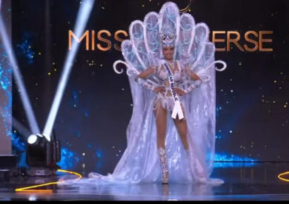 Celinee Santos deslumbra con traje típico en la preliminar del Miss Universo