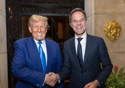 Trump y Rutte abordan temas de seguridad global en reunión en Florida