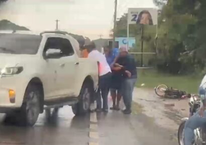 Motorista muere tras ser impactado por miniván» en Dajabón