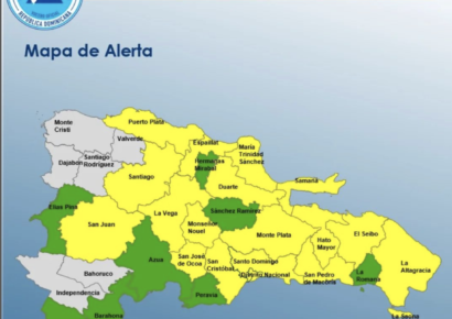 COE eleva alertas por lluvias intensas y riesgo de inundaciones en varias provincias de la RD