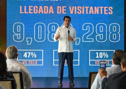 RD recibe más de 9 millones de visitantes hasta el mes de octubre