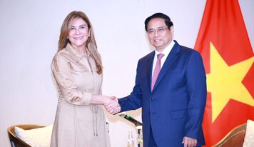 Carolina Mejía sostiene encuentro con el primer ministro de Vietnam