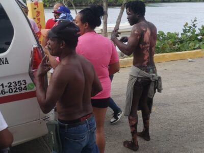 Explosión en barco pesquero en la Bahía de Luperón deja varios quemados