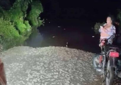 Inundaciones por crecida del río Soco dejan varias comunidades aisladas en San Pedro de Macorís