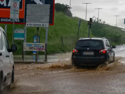Intensas lluvias azotan Tarragona y Barcelona, interrumpiendo transporte y provocando crecidas de ríos
