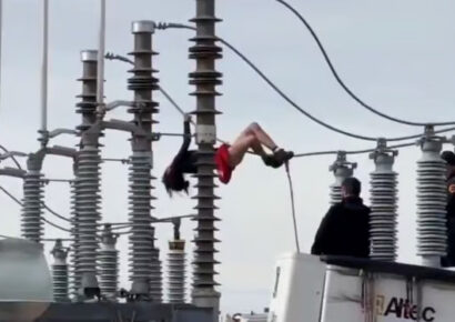 Mujer causa apagón masivo al subirse a un transformador de alta tensión en Utah
