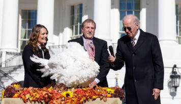 Los pavos que salvaron la Casa Blanca gracias a Biden y una tradición