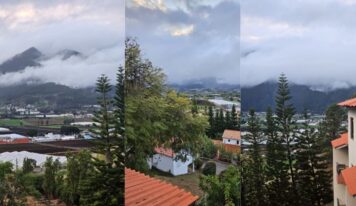 Frío y lluvias moderadas marcan la víspera de Nochebuena en Constanza