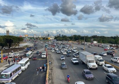 MOPC habilita dos nuevos carriles en el kilómetro 9 de la autopista Duarte