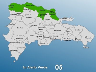 Alerta verde del COE por condiciones meteorológicas adversas en varias provincias del país