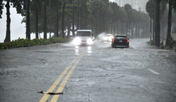 Indomet alerta sobre lluvias intensas y ráfagas de viento para este viernes