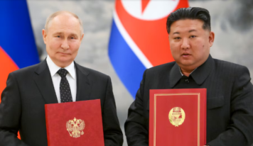 Kim Jong-un refuerza alianza militar con Rusia en carta de Año Nuevo a Putin