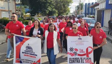 Dajabón se suma a la lucha contra el VIH-Sida con una marcha y campañas de sensibilización