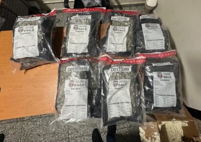 Autoridades confiscan 15 paquetes de marihuana en el AILA