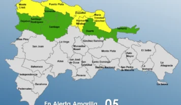 Alerta verde y amarilla por sistema frontal que provoca lluvias y tormentas eléctricas en 11 provincias