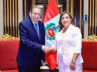 Perú otorga la Orden del Sol a Edmundo González Urrutia en reconocimiento a su lucha por la democracia