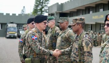 Comandante del Ejército Nacional recorre la frontera dominico-haitiana