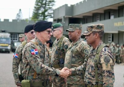 Comandante del Ejército Nacional recorre la frontera dominico-haitiana