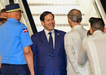 Marco Rubio llega a la República Dominicana para fortalecer relaciones y abordar temas clave en reunión con Abinader
