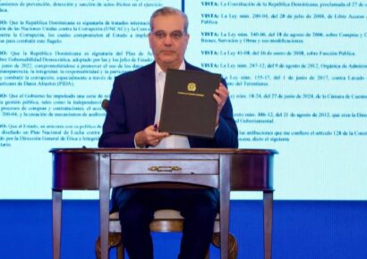 El Presidente Luis Abinader crea la comisión presidencial de transparencia y anticorrupción para fortalecer la lucha contra la corrupción