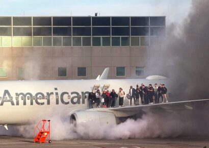 Incendio en avión de American Airlines en Denver obliga a evacuación de emergencia