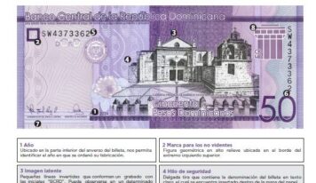 Banco Central pone en circulación nuevos billetes de RD$50