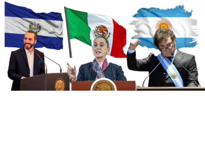 Milei, Sheinbaum y Bukele dominan las menciones de líderes latinoamericanos en los medios europeos