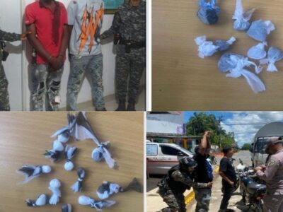 Policía ocupa drogas, arma ilegal y recupera motocicleta robada durante operativos en La Victoria