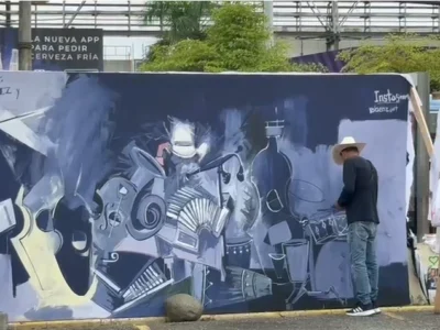 Pinceladas de consuelo: artista mexicano rinde homenaje visual a las víctimas del Jet Set