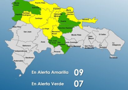 COE mantiene 16 provincias bajo alerta por lluvias y riesgo de inundaciones