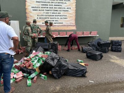 Ejército incauta casi 7 millones de cigarrillos de contrabando en Montecristi