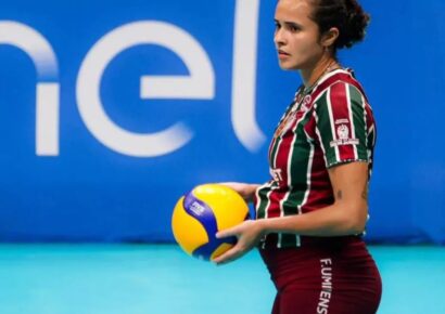 Priscila Heldes, capitana de Fluminense en Brasil, juega con seis meses de embarazo y rompe barreras en la Superliga Femenina